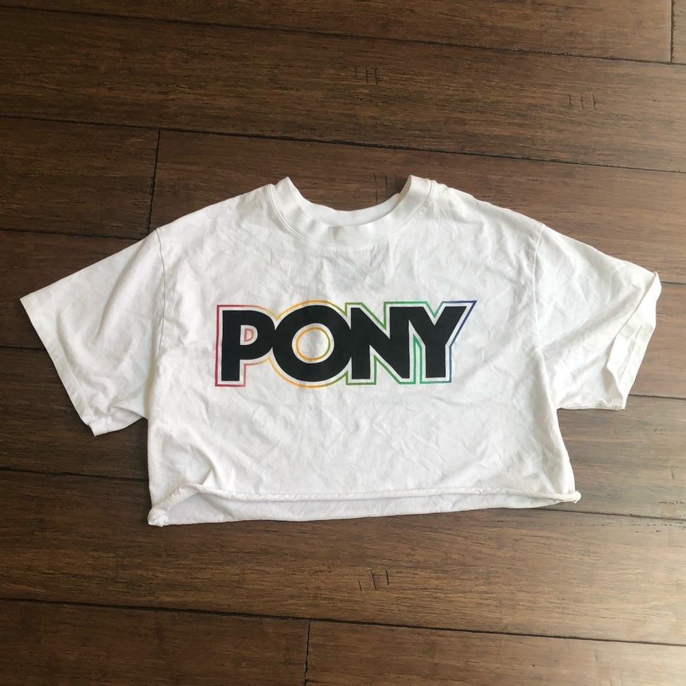 Forever 21, 80s pony crop top